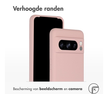 Accezz Liquid Silicone Backcover Google Pixel 8 Pro - Roze