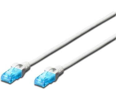 Digitus Patch Cable, UTP, CAT5E 1.0m Wit