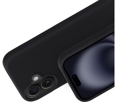 Mobiparts Silicone Cover Apple iPhone 16 Black