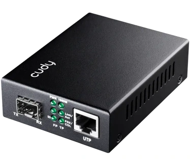 Cudy 10/100/1000M Gigabit PoE+ Media Converter