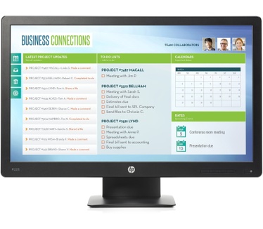 HP ProDisplay P223 Zwart