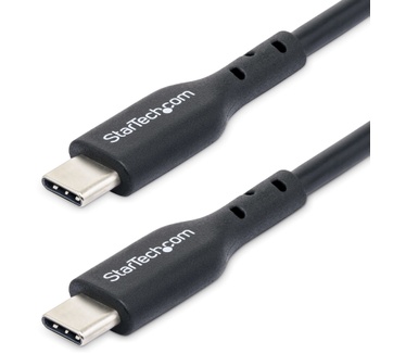 Startech.com 2m USB-C Laadkabel, USB-C Kabel, USB 2.0 Type-C Laptop Oplaadkabel, 60W 3A Power Delivery, TPE Mantel, USB C Data Transfer Kabel, M/M