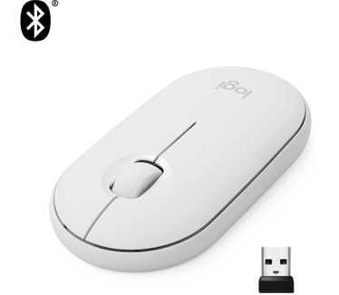 Logitech Pebble M350 Wit