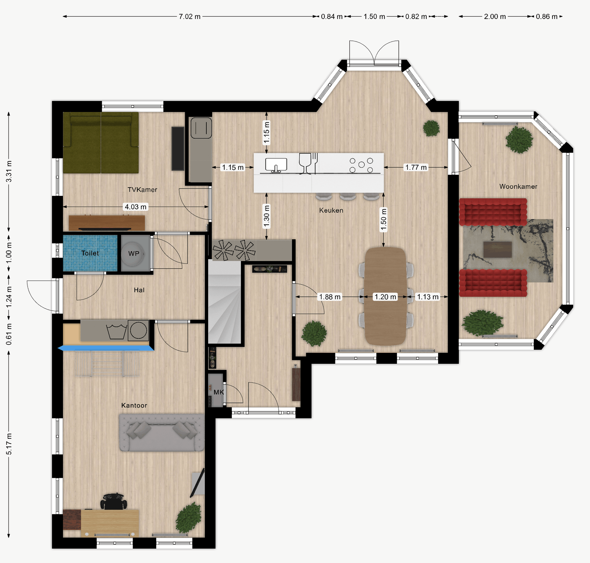 Nieuwe indeling huis