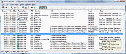 Sysinternals Procmon