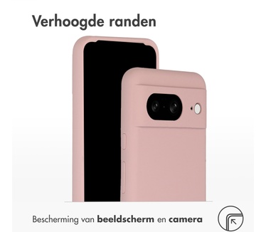 Accezz Liquid Silicone Backcover Google Pixel 8 - Roze