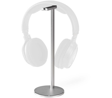 Nedis Standaard voor Koptelefoon - Aluminium Ontwerp - Antislipvoetjes - 98 x 276 mm - Zilver (HPST200AL)