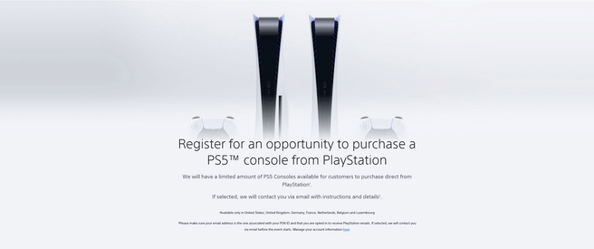 PlayStation Direct Europa PS5
