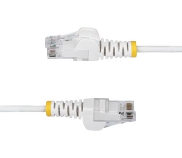 Startech.com 1m Dunne CAT6 Ethernet Kabel, Wit, Snagless, 100W PoE, UTP, LSZH, 28AWG Pure Koperdraad, Slim RJ45 Netwerk Patchkabel met Trekontlasting, Fluke Getest