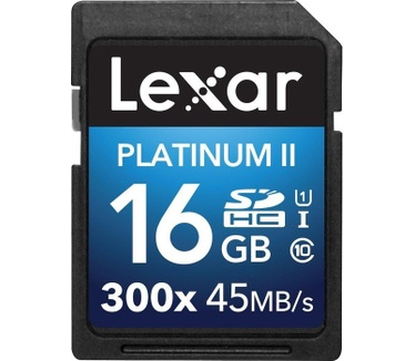 Lexar 16GB Platinum II SDHC UHS-I