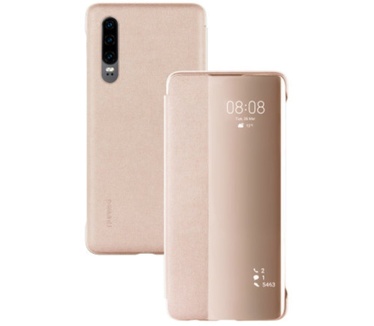 Huawei P30 Smart View Flip Cover  Roze