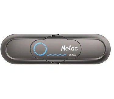 Netac US9 USB 3.2 Gen 2 Dual Flash Drive, 1TB 1TB Antraciet