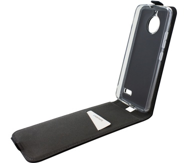 Mobiparts Premium Flip TPU Case Motorola Moto E4 Black