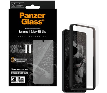 PanzerGlass PanzerGlass® Ceramic Screen Protector Samsung Galaxy S26 Ultra | Ultra-Wide Fit w. EasyAligner