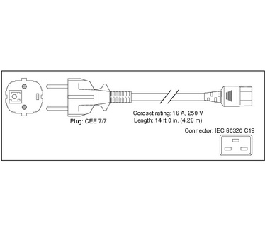 Cisco CAB-AC-2500W-EU=