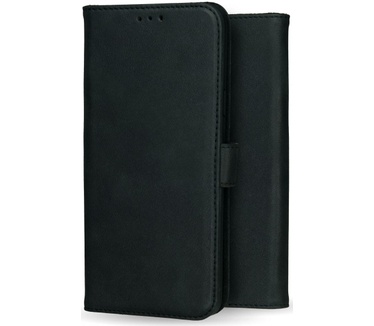 Rosso Deluxe OnePlus Nord Hoesje Echt Leer Book Case Zwart (Nord) Zwart