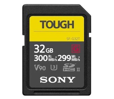 Sony SDHC 32GB Tough R300 W299 UHS-II CL10 U3 V90 (SF32TG)