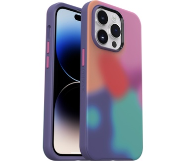 Otterbox OtterBox Symmetry+ hoesje voor iPhone 14 Pro met MagSafe, schokbestendig, valbestendig, dun beschermend hoesje, 3x getest volgens militaire standaard, Antimicrobieel, Euphoria