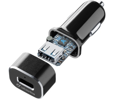 Cellular Line EXTREME CHARGER KIT 15W - TYPE-C SAMSUNG Extra-tough 15W in-car fast charger and cable