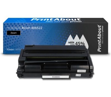 PrintAbout Huismerk Ricoh 406522 Toner Zwart