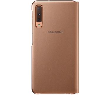 Samsung Galaxy A7 (2018) Wallet Cover (Galaxy A7 (2018)) Goud