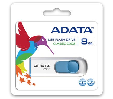 Adata Classic C008 8GB Wit