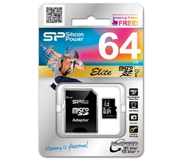 Silicon Power Elite 64GB microSDXC UHS-I