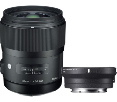 Sigma AF 35mm f/1.4 DG HSM Art Canon + Mount Converter MC-11 - Sony E- Mount