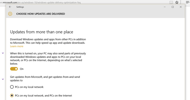 Windows 10 WUDO