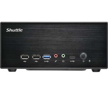 Shuttle XPC slim XPC slim Barebone XB860G2 - S1851, Intel H860, 1xDP, 2xHDMI, 2 PCIe Slots (1x 16X & 1x X1), 2x Intel LAN (1G + 2.5G), 8x USB, 3x M.2, 24/7 permanent gebruik