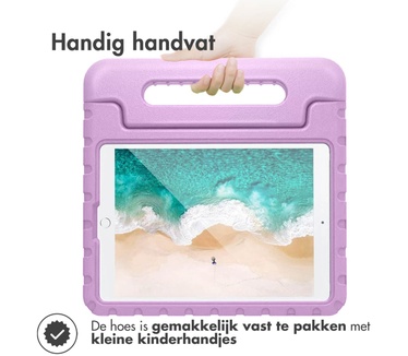 Accezz Kidsproof Backcover met handvat iPad 10.2 (2019 / 2020 / 2021) - Lila