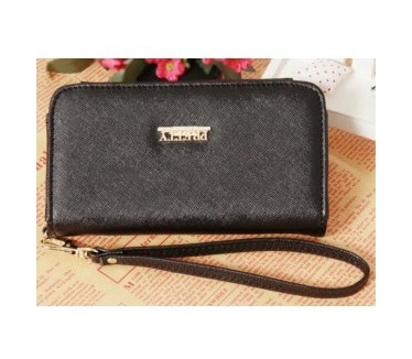 Prettyzys Prettyzys universeel portemonnee hoesje - met drukknop - 4.0 t/m 5.2 inch - Black