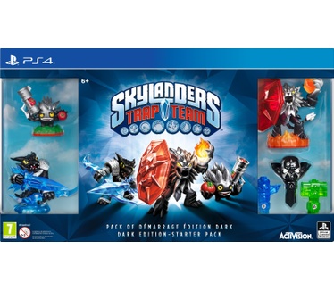 Skylanders Trap Team Starter Pack Dark Edition, PlayStation 4