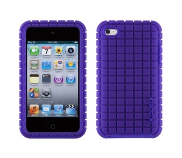 Speck iPod Touch V4 Pixel Skin (Purple)