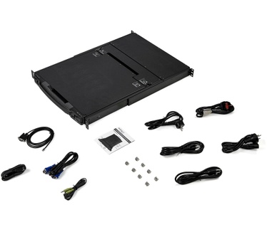 Startech.com 17" HD rackmonteerbare KVM console dual rail