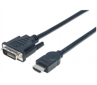 Manhattan Monitor Cable, 4.5m Zwart