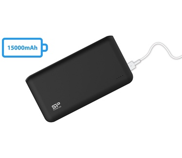Silicon Power S50 15,000 mAh Powerbank Zwart