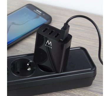 Ewent EW1314 4-Port Smart USB Charger 5.4A