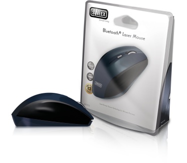 Sweex MI702 Bluetooth Laser Mouse (Blauw)