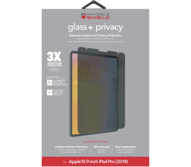 Zagg InvisibleSh Glass+ Priv iPad 12.9in Scre