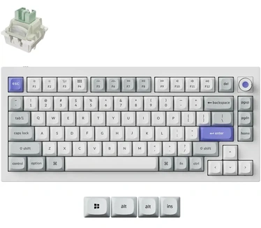 Keychron Q1 HE 8K Magnetic Switch, Qwerty, Wit