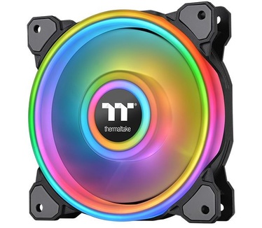 Thermaltake Riing Quad 14 RGB Single Fan Zwart, 140mm, 140mm