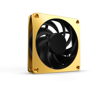Alphacool Apex Stealth Metal Power fan 3000rpm Gold, 120mm