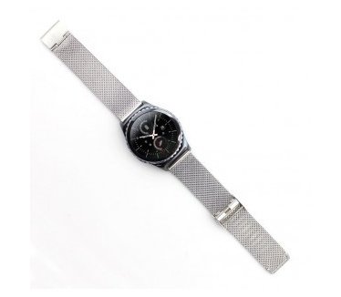 qMust Milanees armband voor Samsung Gear S2 Classic - Silver