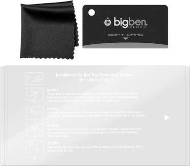 Bigben Interactive Wii U screen protector voor je gamepad