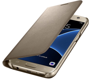 Samsung Galaxy S7 Led View Cover (Galaxy S7) Goud