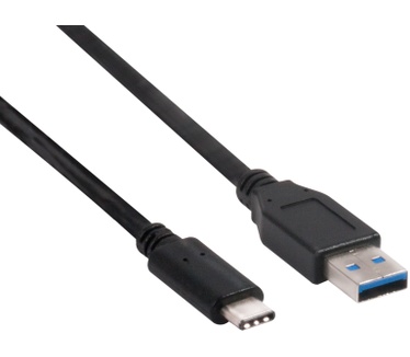 Club 3D USB 3.1 Type-C to Type-A Cable Male/Male 1Meter 60W Zwart