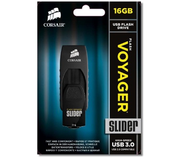 Corsair Flash Voyager Slider USB 3.0 16GB Zwart