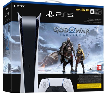 Sony PlayStation 5 Digital + God of War Wit