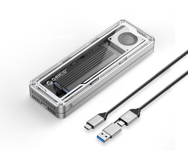 Orico Aluminium Crystal M.2 SSD Enclosure Aluminium